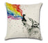 Rainbow Wolf Pillow Case - LGBT Gay and Lesbian Pride