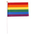 5 x Rainbow Hand Waving Flag