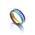 Rainbow Colorful Crystal Ring