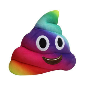 Emoji Emoticon Rainbow Poo - Fun LGBT Pride - gaypridehub