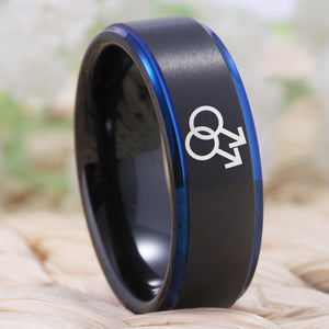 Gay Engagement Ring - Tungsten carbide