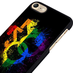 Gay Rainbow Symbols iPhone Case - gaypridehub
