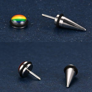 LGBT Rainbow Earring- Gay And Lesbian Pride - gaypridehub