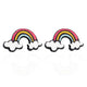 LGBT Stud Earrings Rainbow - Gay And Lesbian Pride - gaypridehub