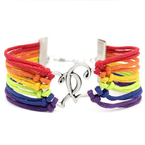 Love Rainbow Bracelet - gaypridehub