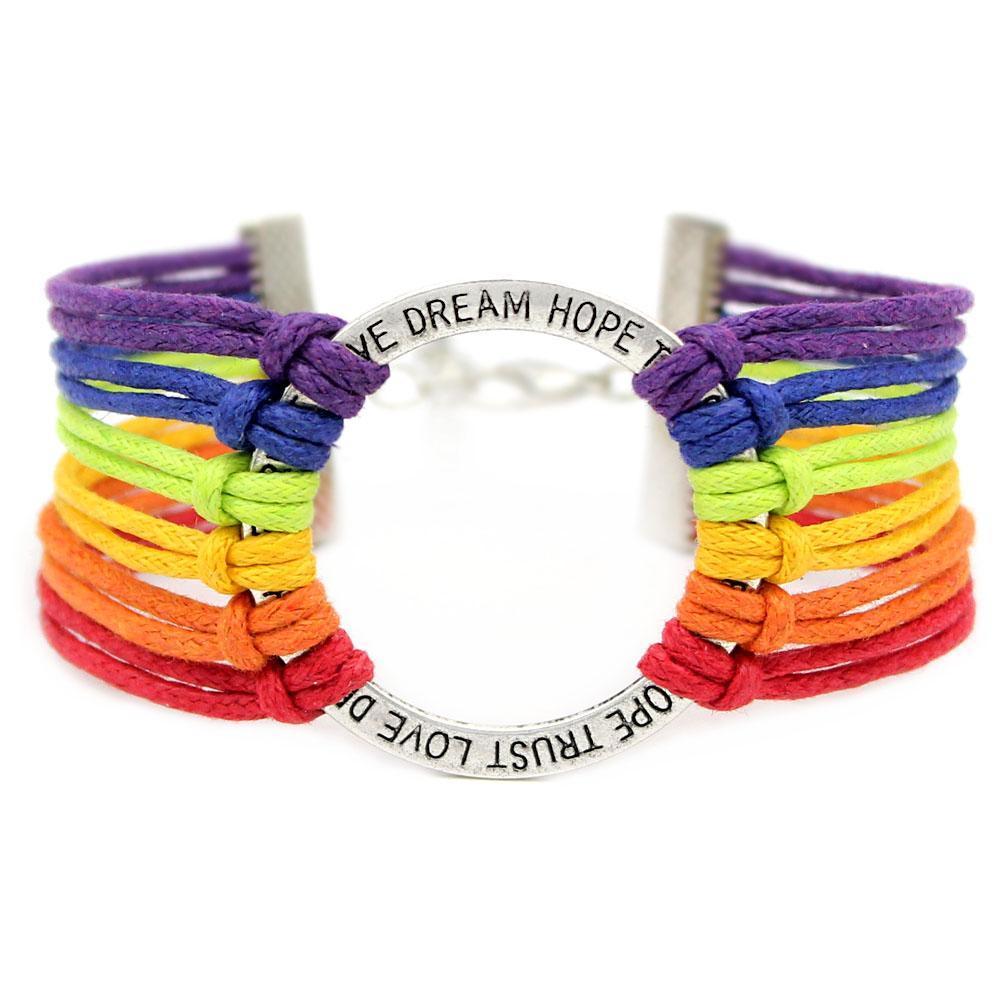 Pride Rainbow Gemstone Bracelet - Large – SoulKu