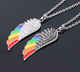 Rainbow Angel’s Wings Necklace