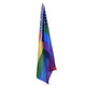 Rainbow Flag With USA Stars and Stripes - LGBT Lesbian And Gay Pride - gaypridehub