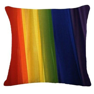 Rainbow Pillow Case - LGBT Gay and Lesbian Pride - gaypridehub
