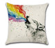 Rainbow Wolf Pillow Case - LGBT Gay and Lesbian Pride - gaypridehub