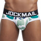 JOCKMAIL Brand Men Underwear Men's Sexy Print Briefs bulge pouch men bikini jockstrap Low waist breathable cotton gay underwear