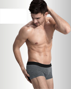 4Pcs/lot Brand Boxer Mens Underwear Cotton Man Big Short Colorful Breathable Solid Flexible Shorts Boxer Pure Color Underpants