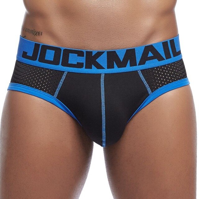 JOCKMAIL Mens Sexy UnderwearSexy Bikini Jockstrap Underwear for Men  G-String Thong (M, Black) : : Clothing, Shoes & Accessories