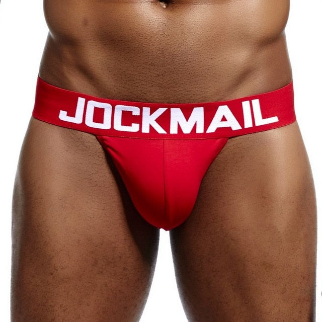 JOCKMAIL Brand mens bikini Gay underwear Sexy striped string