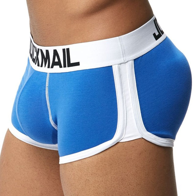 Sexy Mens Padded Bum Underwear Butt Lifter Hip Enhancer Shaper Briefs  Shaperwear Enlarge Package Pouch Shorts