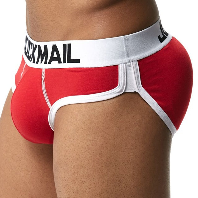 Jockmail Sexy Mens Butt And Front Enhancing Padded Hip Briefs Underwear  Breathable Enhancement Gay Underwear Penis Push Up MX190720 From  Buyocean02, $10.7