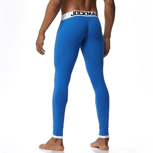 Men Long Johns Tight Fit Pants Basic Underpants Underwear Compression  Sportswear