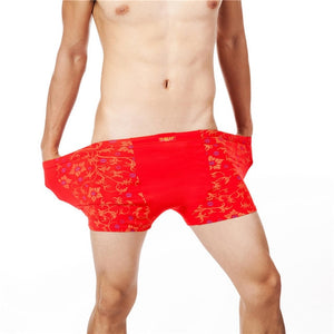 Fashion Underwear Men Boxers Underpants Sexy Print Man'S Pants For Men Cuecas Boxer Shorts Man Masculinas Calzoncillos 5XL 6XL