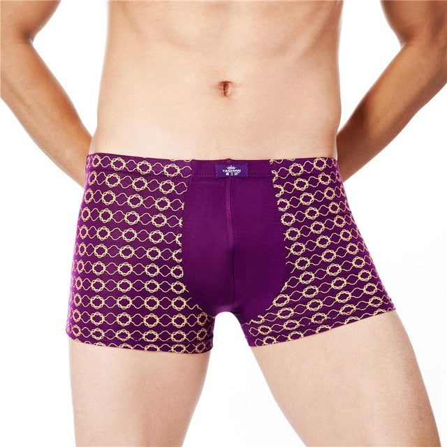 Fashion Men Panties Boxershorts Man Underwear Breathable U Convex Boxers  Male cuecas Plus Size Underpants calzoncillo