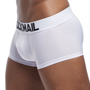 JOCKMAIL New Sexy Mens Underwear Boxer Shorts Mens Trunks Breathable ice silk Male panties underpants cuecas Gay underwear