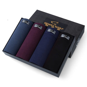 4 pieces/lot Men Boxer soft underwear boxers cuecas made of modal 14 colors size L to 3XL